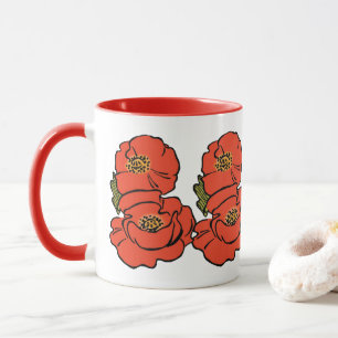 Taza Mago de cosecha de lapachos rojos de Oz en Primave