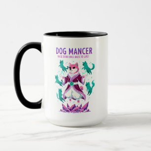 Taza Mago de Perros Diseño Divertido de Fantasía Shiba
