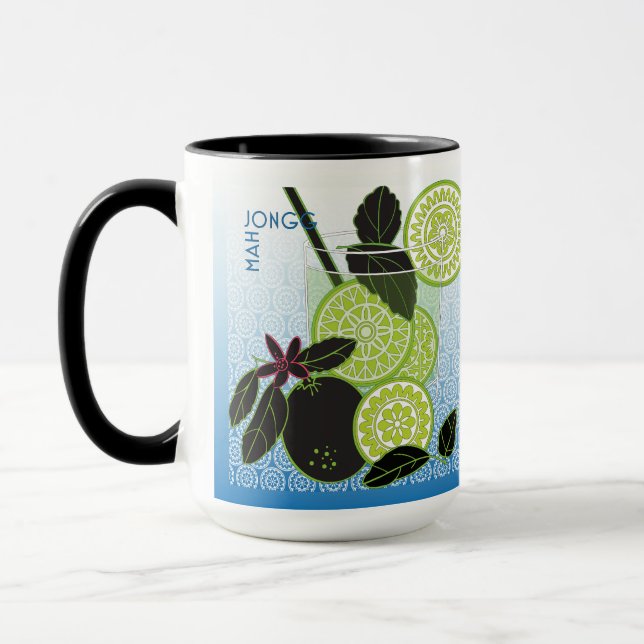 Taza MAH Jongg Limerick Wine Mug (Izquierda)