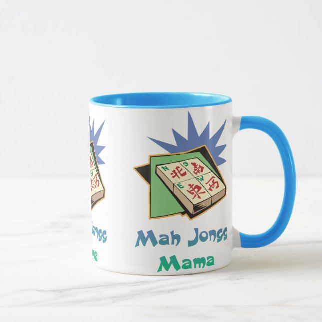 Taza Mah Jongg Mama Mugs and Steins (Derecha)