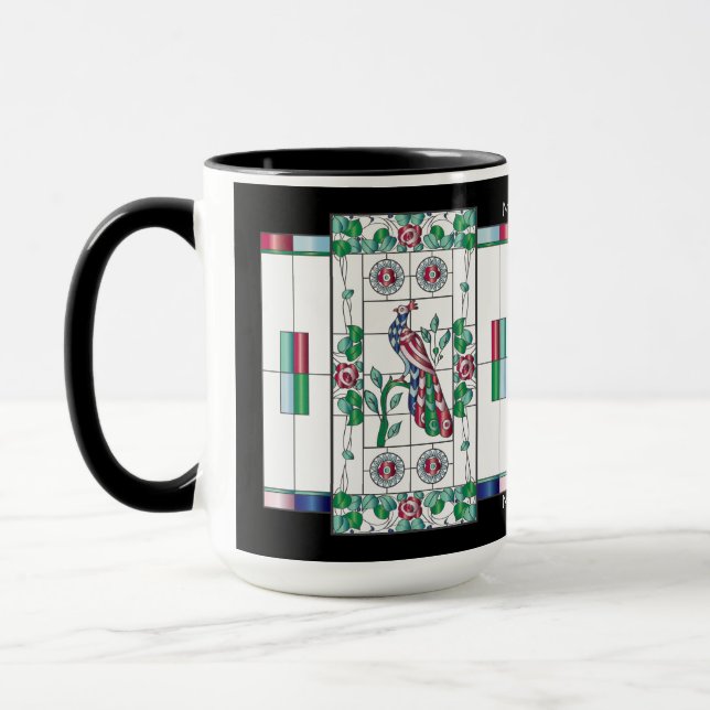 Taza Mah Jongg StainGlass Mug (Izquierda)