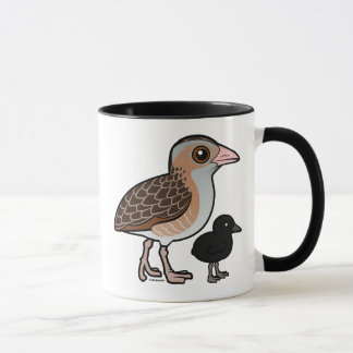 Taza Maíz Crake con el bebé