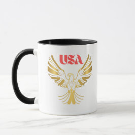 Taza Majestic Golden Eagle USA Emblem