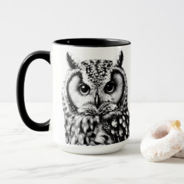 Taza Majestic Owl Mug Con Dos Lechuzas