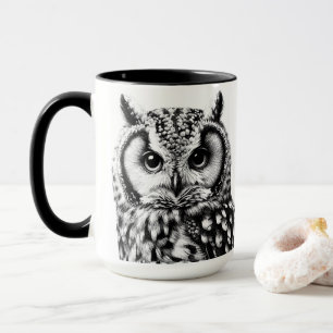 Taza Majestic Owl Mug Con Dos Lechuzas