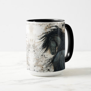 Taza Majestuoso caballo friesiano de Bihrle Mug