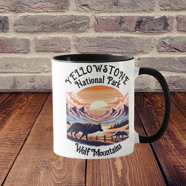Taza Majestuoso Emblema del Parque Nacional Yellowstone (Subido por el creador)