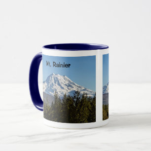 Taza Majestuoso Mt. Rainier de Washington,