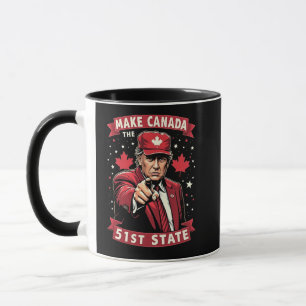 Taza Make America 51st State Canadian American