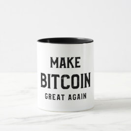 Taza Make Bitcoin great again mug