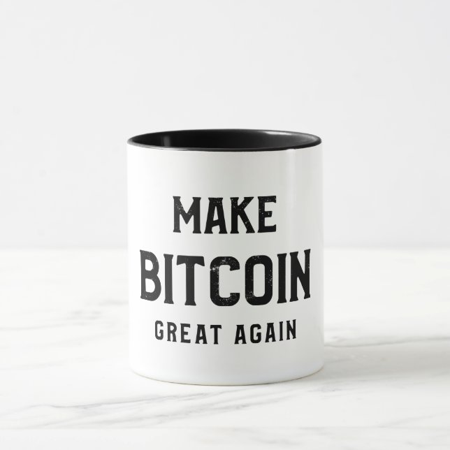 Taza Make Bitcoin great again mug (Centro)
