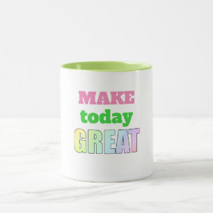 Taza Make Today Great Combo Mug