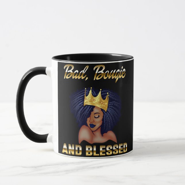 Taza Mala Bougie Y Bendito Regalo Bougie Para Mujeres N (Izquierda)