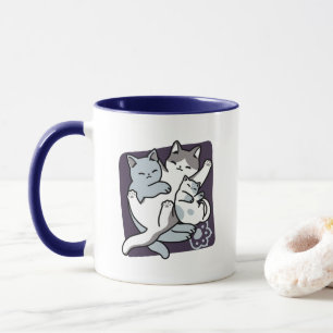 Taza Malabarismo de leva - gatos durmientes curados