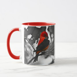 Taza Male Scarlet Tanager