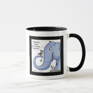Taza Malentendidos con respecto al elefante y el pájaro