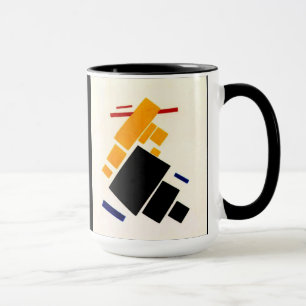 Taza Malevich - Composición Suprematismo, avión