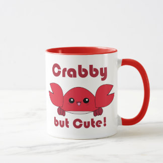 Taza malhumorada pero linda de Kawaii