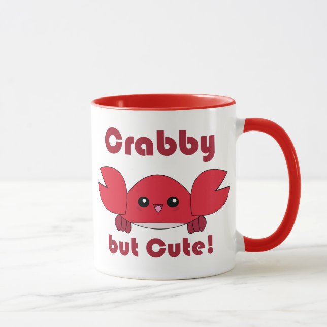Taza malhumorada pero linda de Kawaii (Derecha)