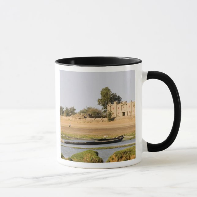 Taza Mali, Djenne. Río Bani cerca de Djenne (Derecha)