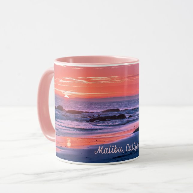 Taza Malibu, fotografía pintoresca de CA (Anverso izquierdo)