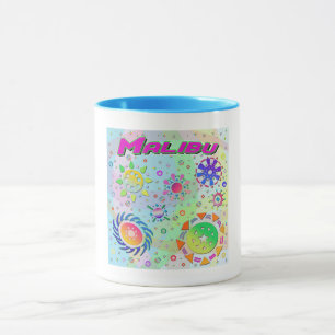 Taza Malibu Seven Suns & Energy Mug