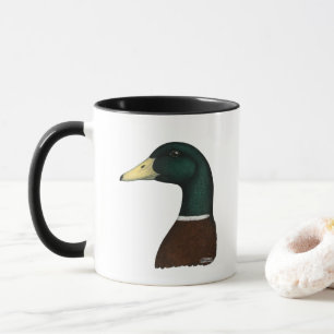 Taza Mallard Drake Head