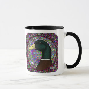 Taza Mallard Drake Mosaic Circle