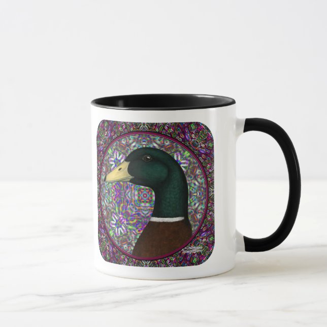 Taza Mallard Drake Mosaic Circle (Derecha)
