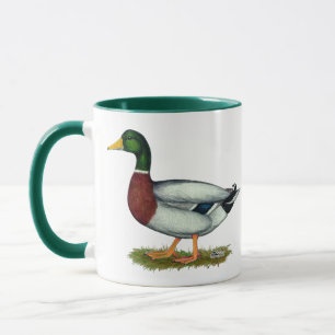Taza Mallard Duck Drake