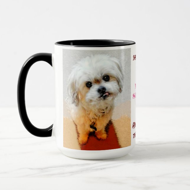 Taza Malshi Di Lo Que Quieras de Dos Tonos (Izquierda)
