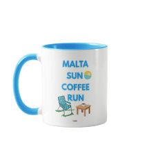 Taza Malta Sun Coffee Run | AMAR Prints