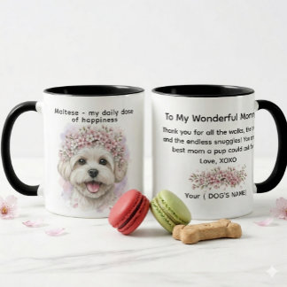 Taza Maltés mi dosis diaria de felicidad