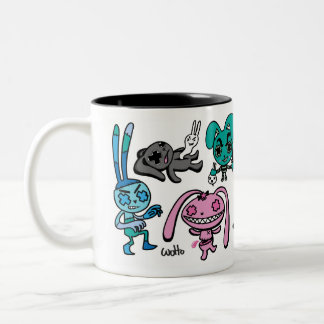 Taza malvada de los conejitos