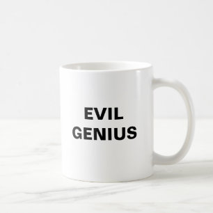 Taza malvada del genio