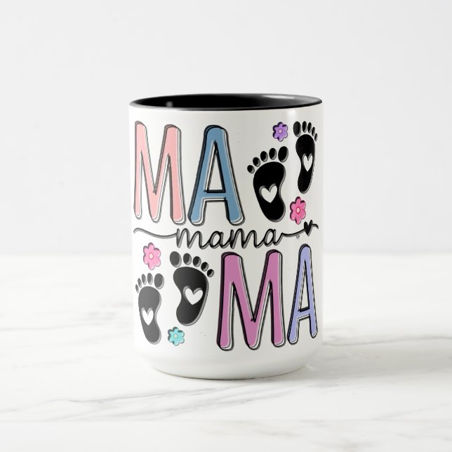 Taza Mamá adorable (Centro)