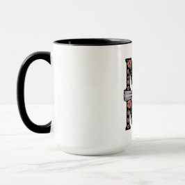 Taza MAMA Bow floral lindo día de la madre