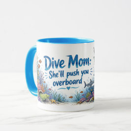 Taza Mamá Buceadora que Causa Revuelo