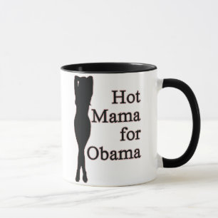 Taza mamá caliente para obama