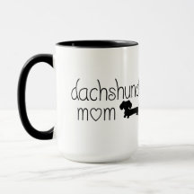 Mamá Dachshund Mug para los amantes del perro vien