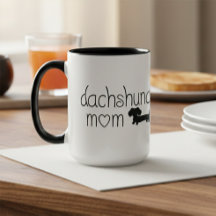 Mamá Dachshund Mug para los amantes del perro vien