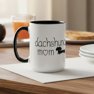 Taza Mamá Dachshund Mug para los amantes del perro vien