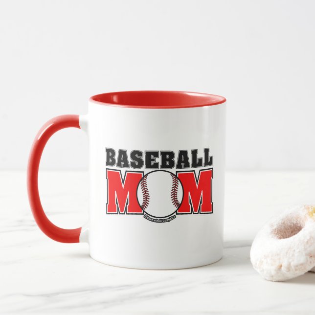 Taza Mamá de béisbol (Con donut)