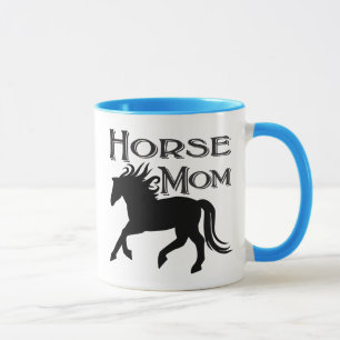 Taza Mamá de caballo, jinete, rodeo, vaquero pony de gr