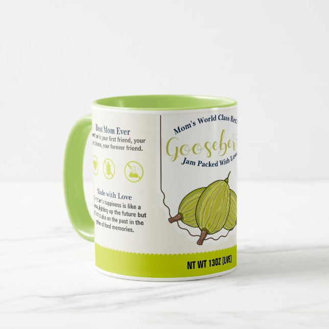 Taza Mamá de clase mundial Gooseberry Love Jam Mug (Anverso izquierdo)