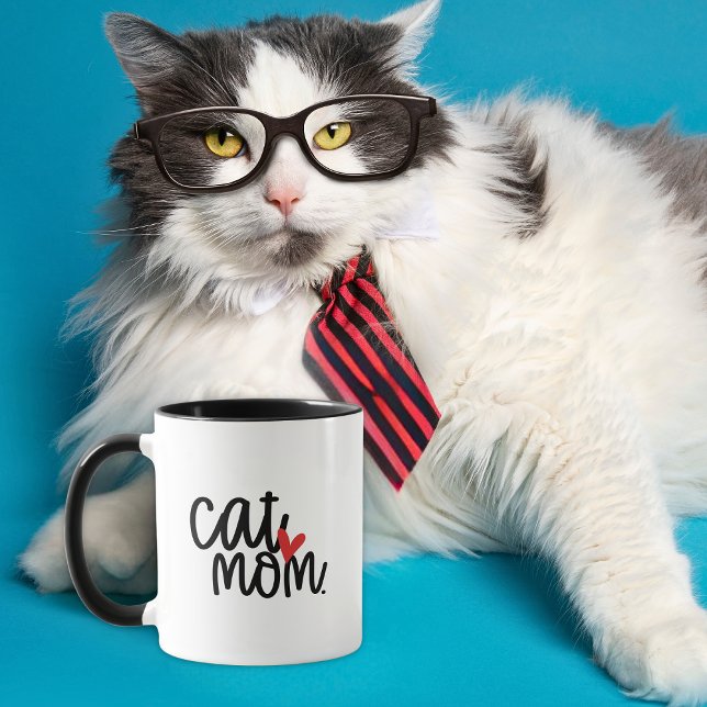 Taza Mamá de gato lindo (The purr-fect coffee mug for cat moms!)
