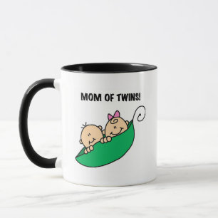 Taza Mamá de gemelos en polos y regalos
