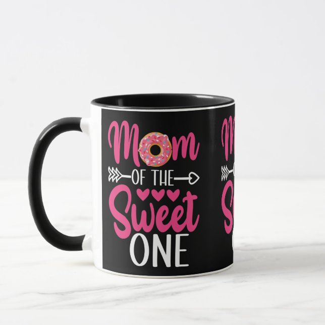 Taza Mamá de la dulce un donut rociado (Izquierda)