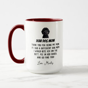 Taza Mamá de Perro Personalizada – Nombre Personalizado