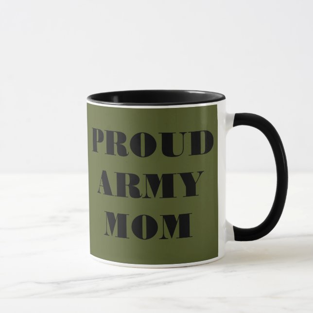 Taza Mamá del ejército orgullosa (Derecha)